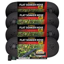 Mangueira de irrigação por gotejamento plana Suneed, kit com 4 unidades, 3 m Mangueira de irrigação por gotejamento plana Suneed, kit com 4 unidades, 3 m