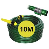 Mangueira De Jardim 10 Metros Reforçada Pvc Trançada 7/16 Mangueira De Jardim 10 Metros Reforçada Pvc Trançada 7/16