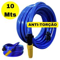 Mangueira De Jardim 10 mts Anti Torção Chata Não Torce Resistente - Hiperplast Mangueira De Jardim 10 mts Anti Torção Chata Não Torce Resistente - Hiperplast