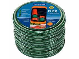 Mangueira de Jardim 15 metros Flex com Esguicho Engate Cód.172/500