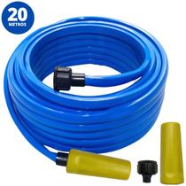 Mangueira De Jardim 20m Metros Reforçada Chata Antitorção Ledmang