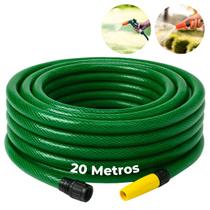 Mangueira De Jardim 20m Trançada 3 Camadas Reforçada Mangueira De Jardim 20m Trançada 3 Camadas Reforçada