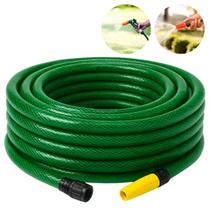 Mangueira De Jardim 30m 3/4" Trançada 3 Camadas Reforçada