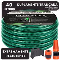 Mangueira de Jardim 40 M e Suporte de Parede TramaFlex