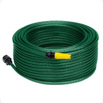 Mangueira De Jardim 50m Slim Com Esguicho Reforçada Premium