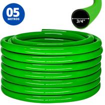 Mangueira De Jardim 5m Metros Siliconada Dupla Camada 3/4" Verde Kaztec