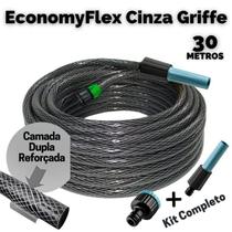 Mangueira De Jardim Anti-Torção Cinza Griffe 30 Mts Duraflex