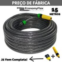 Mangueira De Jardim Básica Cinza 15Mts Economyflex