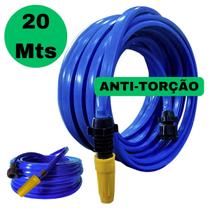 Mangueira De Jardim CHATA ANTITORÇÃO 20 METROS Resistente Flexível Reforçada Para Quintal Casa