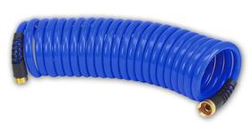 Mangueira de jardim em espiral HoseCoil PRO 1/2 25 pés com conectores de latão