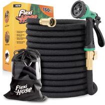Mangueira de Jardim Flexi Hose 46 m Expansível com Conexões de Latão 3/4"