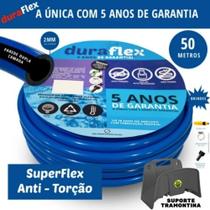 Mangueira De Jardim Flexível 50m AntiTorção Completa+Suporte