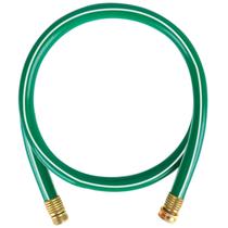 Mangueira de jardim no valor de 1,6 cm x 183 cm com extremidades de latão sem dobras Mangueira de jardim no valor de 1,6 cm x 183 cm com extremidades de latão sem dobras
