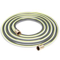 Mangueira de jardim no valor de 1,6 cm x 4,6 m, acessórios de latão e alumínio Mangueira de jardim no valor de 1,6 cm x 4,6 m, acessórios de latão e alumínio