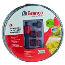 Mangueira de jardim PVC 1/2 - 10 Metros - Branco
