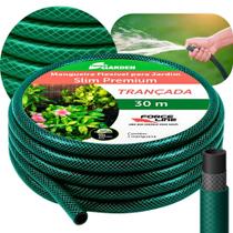 Mangueira de Jardim Trançada 3/4" 2,5mm 120PSI 30 Metros Verde - Force Line
