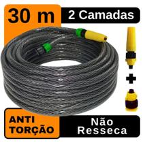 Mangueira de Jardim Trançada 30Mts EconomyFlex Cinza Grife