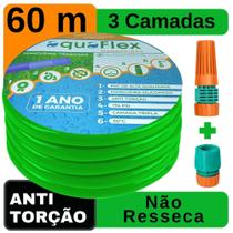 Mangueira de Jardim Trançada Antitorção AquaFlex 60 Mt.