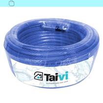 Mangueira De Jardim Trançada Reforçada 20M Azul