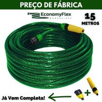 Mangueira De Jardim Verde Básica 15 Mt Economyflex