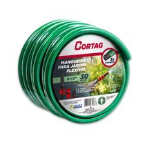 Mangueira De Jardim Verde CORTAG Com Tripla Camada PVC Flexível e Reforçado Acompanha Engates E Esguicho Regulável Para Irrigação e Limpeza Doméstica Mangueira De Jardim Verde CORTAG Com Tripla Camada PVC Flexível e Reforçado Acompanha Engates E Esguicho Regulável Para Irrigação e Limpeza Doméstica