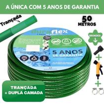 Mangueira de Jardim Verde Ultra Resistente 50Metros - DuraFlex
