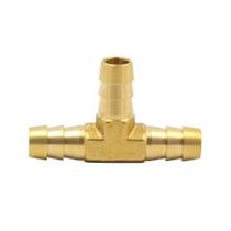 Mangueira de latão Barb Splicer T Union Fitting Tee 1/4