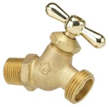 Mangueira de latão Homewerks Bibb VHN-STD-F4B de 0,75 polegadas sem torção
