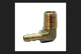 Mangueira de latão JMF Barb Elbow 5/16" x 1/8" amarela