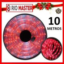 Mangueira De LED 10 Metros Com 180LED 127V - Pisca Pisca LED Arvore De Natal - Enfeites De Natal