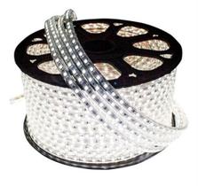 mangueira de led 5050 25m branca fria 127v + 1 adaptador