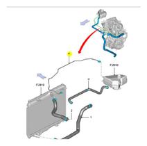 Mangueira de ligacao do reservatorio ao cabecote ( ford ka 2014 a 2018 - 1.0 flex ) ( new fiesta 2017... ecoboost gasolina 1.0 automatico ) - marca: o