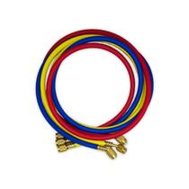 Mangueira De Manifold Manômetro Conjunto De 3 Pçs R410 180cm Reforçadas