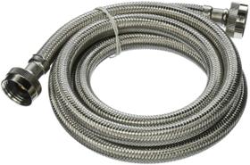 Mangueira de máquina de lavar roupa Plumb Pak PP22816 em aço inoxidável 1,9 m Mangueira de máquina de lavar roupa Plumb Pak PP22816 em aço inoxidável 1,9 m