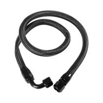 Mangueira De Óleo E Combustível Trançada Preta 1M AN12 12AN Com Kit De Adaptadores De Conexão De 0 a