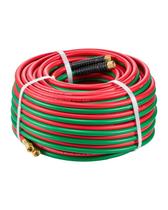 Mangueira de oxigênio e acetileno VEVOR 1/4 de polegada x 100 pés 300 PSI T Grade Mangueira de oxigênio e acetileno VEVOR 1/4 de polegada x 100 pés 300 PSI T Grade
