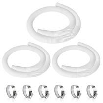 Mangueira de piscina Picatu 1,25 cm de diâmetro 150 cm de comprimento 3 peças com braçadeiras Mangueira de piscina Picatu 1,25 cm de diâmetro 150 cm de comprimento 3 peças com braçadeiras