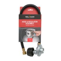 Mangueira de propano com grade reguladora Mark 53 cm de borracha Mangueira de propano com grade reguladora Mark 53 cm de borracha