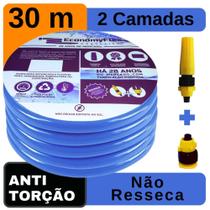 Mangueira de Quintal Doméstica EconomyFlex Azul 30 Mts