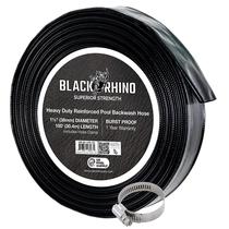 Mangueira de retrolavagem de piscina U.S. Pool Supply Black Rhino 38 mm x 30,4 m