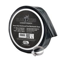 Mangueira de retrolavagem de piscina U.S. Pool Supply Black Rhino 38 mm x 7,6 m