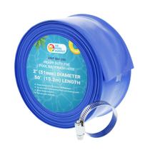 Mangueira de retrolavagem de piscina U.S. Pool Supply Heavy Duty 2x50'