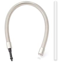 Mangueira de tubo de leite com invólucro de aço inoxidável para máquina de café Jura