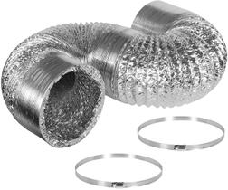 Mangueira de ventilação de duto de alumínio Flex Air 6" X 8' iPower