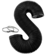 Mangueira de ventilação flexível para duto de ar Cenipar 4 polegadas x 5 m com braçadeiras