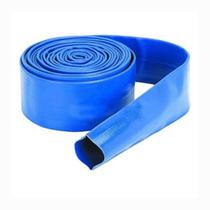 Mangueira Descarga de Água Flat Chata Azul 10m 1.1/2"