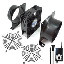 Mangueira do ventilador de exaustão Vary 120 mm DC12V 3000 RPM com acessórios