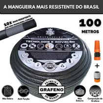 Mangueira Doméstica Antitorção 100 Metros - GrafenoFlex Grafitte