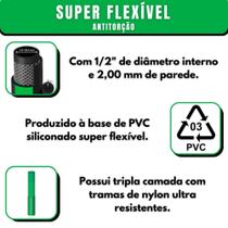 Mangueira Doméstica AquaFlex Verde 40M + Carrrinho