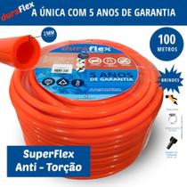 Mangueira Doméstica Siliconada Laranja 100 Mt DuraFlex